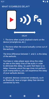 Earbuds Delay Test android App screenshot 2